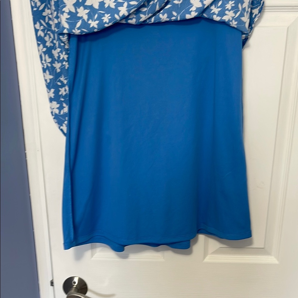52seven Blue and White Floral Sundress - Picture 3 of 8